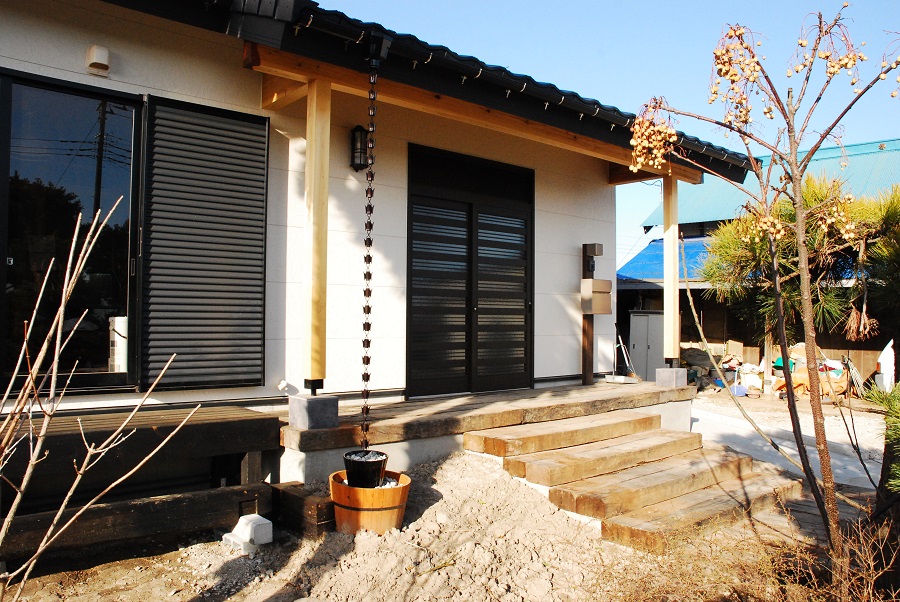 純和風新築戸建て　玄関